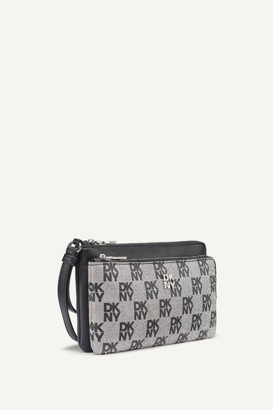 SARAH DUAL ZIP POUCH WRISTLET
