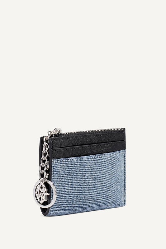 SARAH TOP ZIP CARD HOLDER