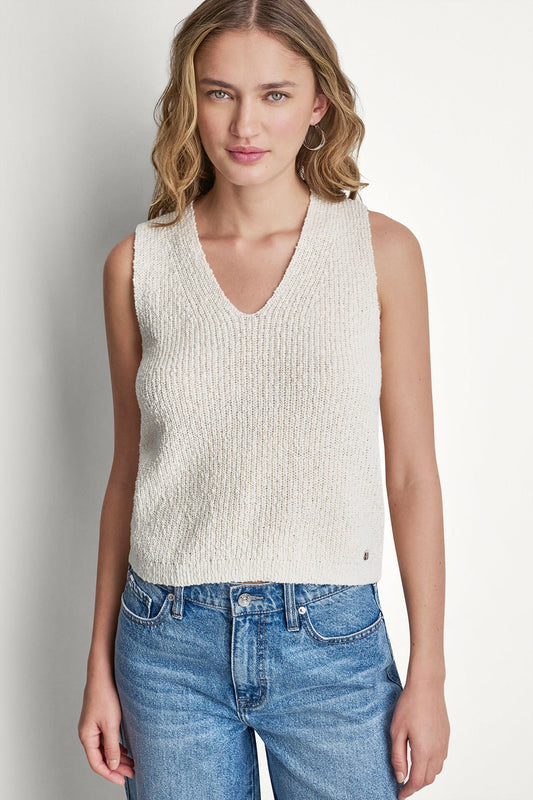V-NECK SWEATER TANK