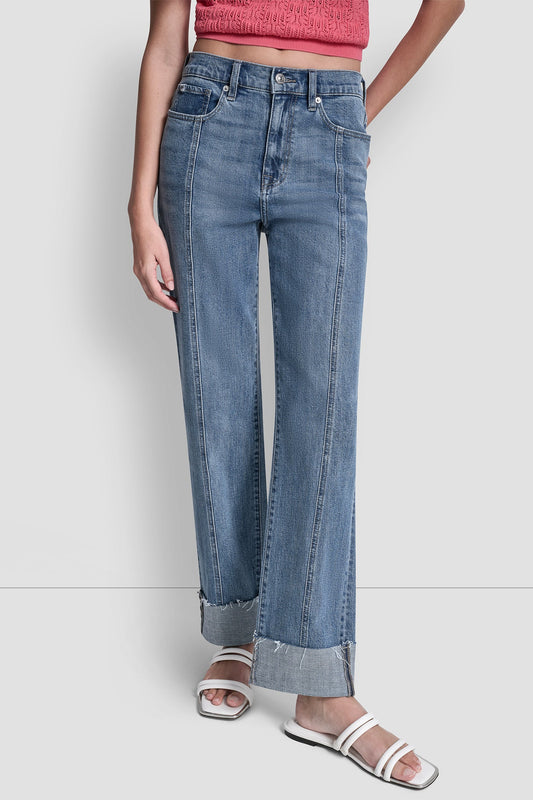 HIGH-RISE CLASSIC STRAIGHT LEG WITH CUFF
