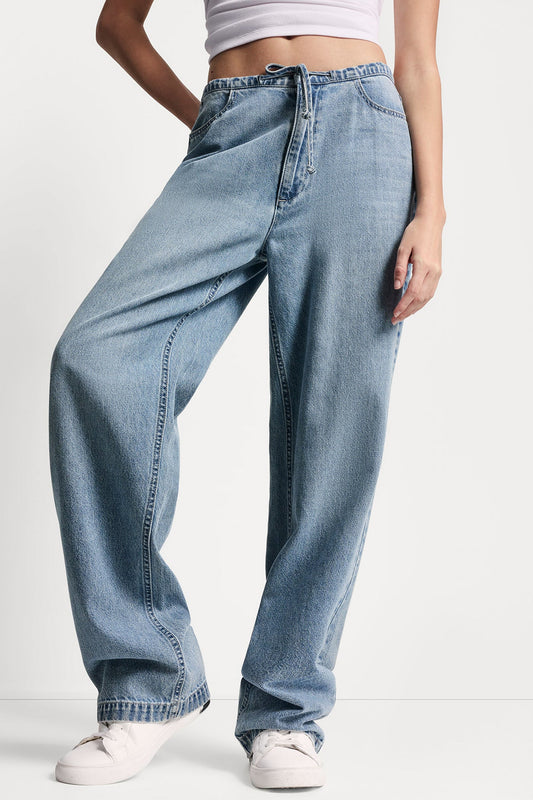 MID-RISE RELAXED STRAIGHT LEG WITH DRAWCORD