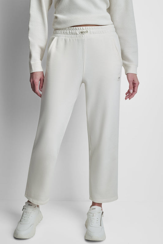 JACQUARD MIX HIGH-RISE ANKLE PANT
