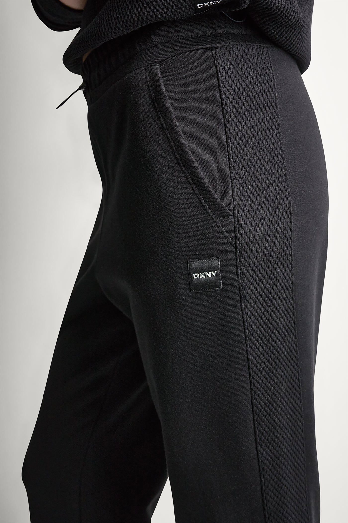 JACQUARD MIX HIGH-RISE ANKLE PANT