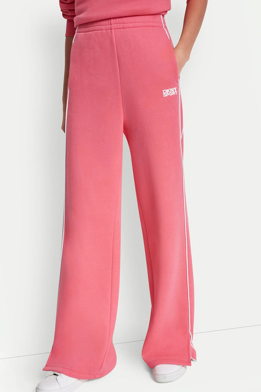 HIGH-RISE PIPED TRACK PANTS