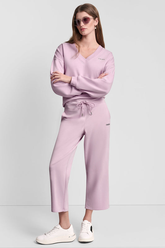 CROPPED HIGH-RISE PANTS
