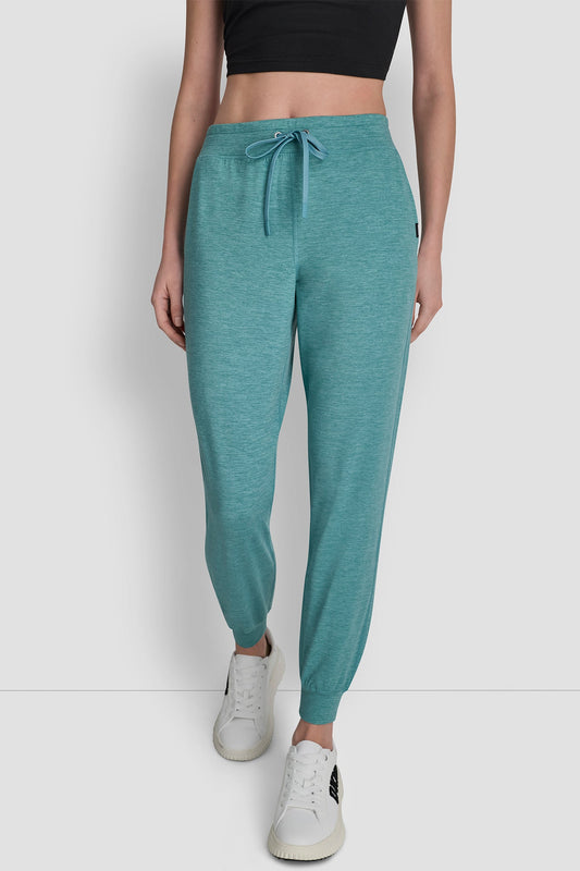 CROPPED HIGH-RISE SLIM JOGGER