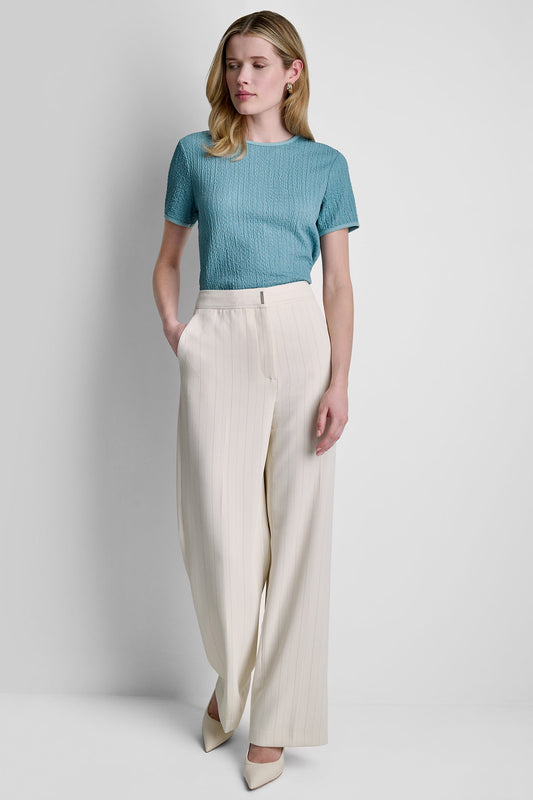 MID-RISE PINSTRIPE PANT