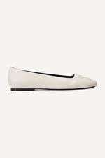 DARIANNE LOGO-EMBOSSED BALLET FLAT