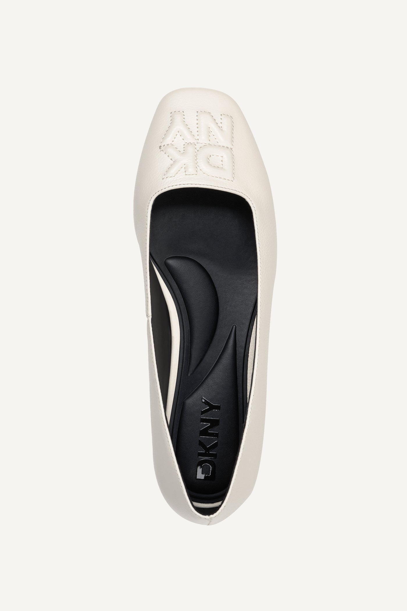 DARIANNE LOGO-EMBOSSED BALLET FLAT