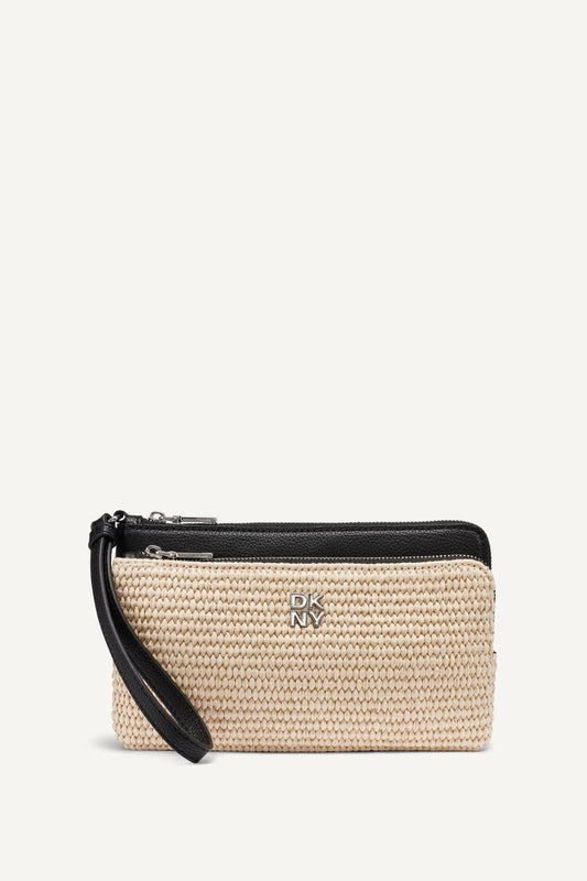 SARAH DUAL ZIP POUCH WRISTLET