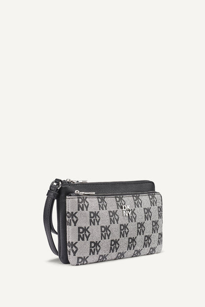 SARAH DUAL ZIP POUCH WRISTLET
