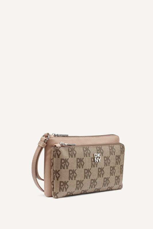 SARAH DUAL ZIP POUCH WRISTLET