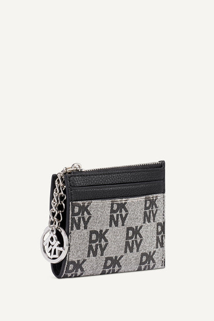 SARAH TOP ZIP CARD HOLDER