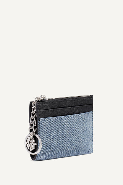 SARAH TOP ZIP CARD HOLDER