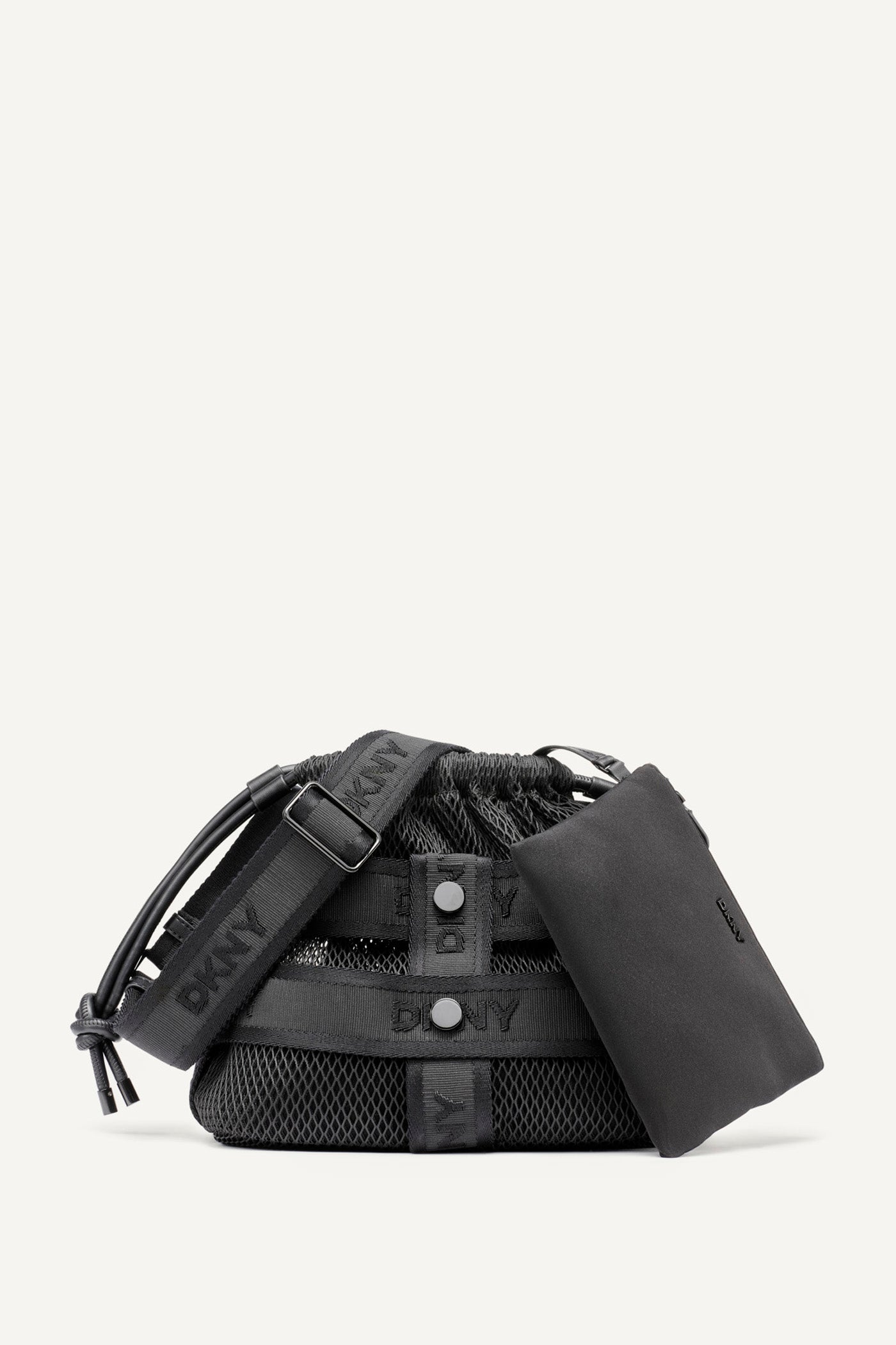 CHAYA MESH LOGO CROSSBODY BAG