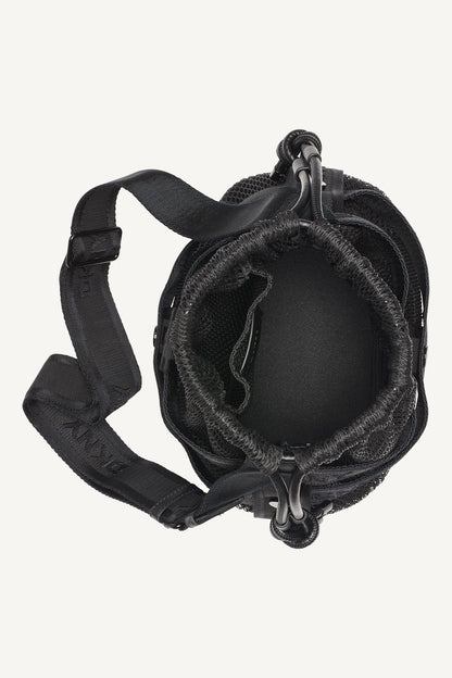 CHAYA MESH LOGO CROSSBODY BAG