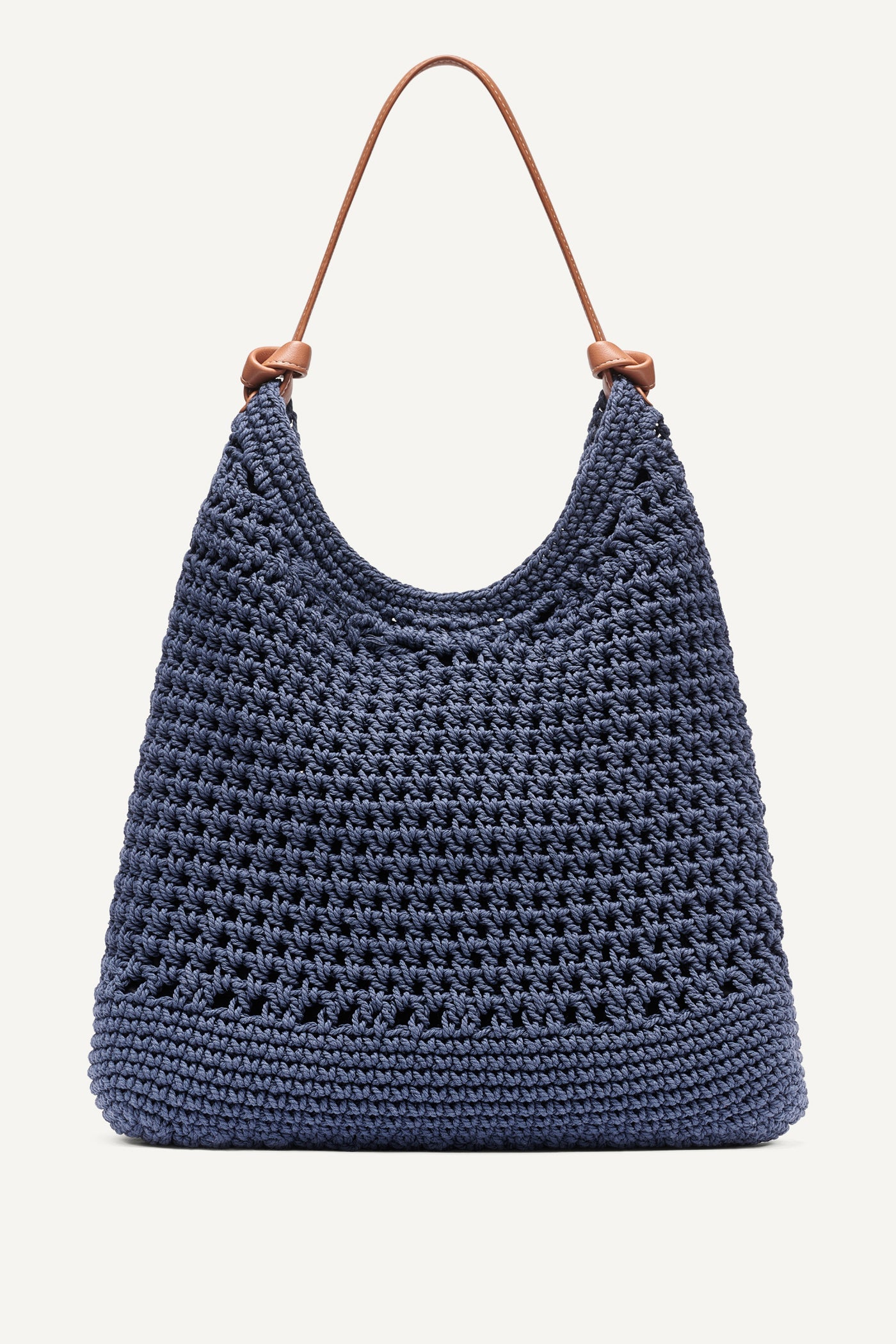 PAULA CROCHET LOGO HOBO BAG