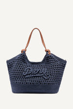 PAULA CROCHET LOGO MEDIUM COMMUTER TOTE