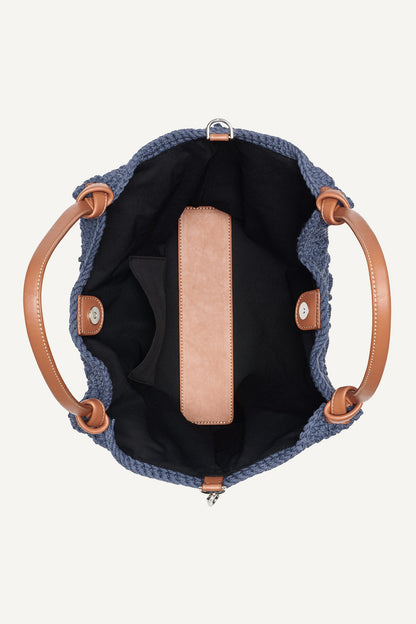 PAULA CROCHET LOGO MEDIUM COMMUTER TOTE