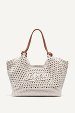 PAULA CROCHET LOGO MEDIUM COMMUTER TOTE