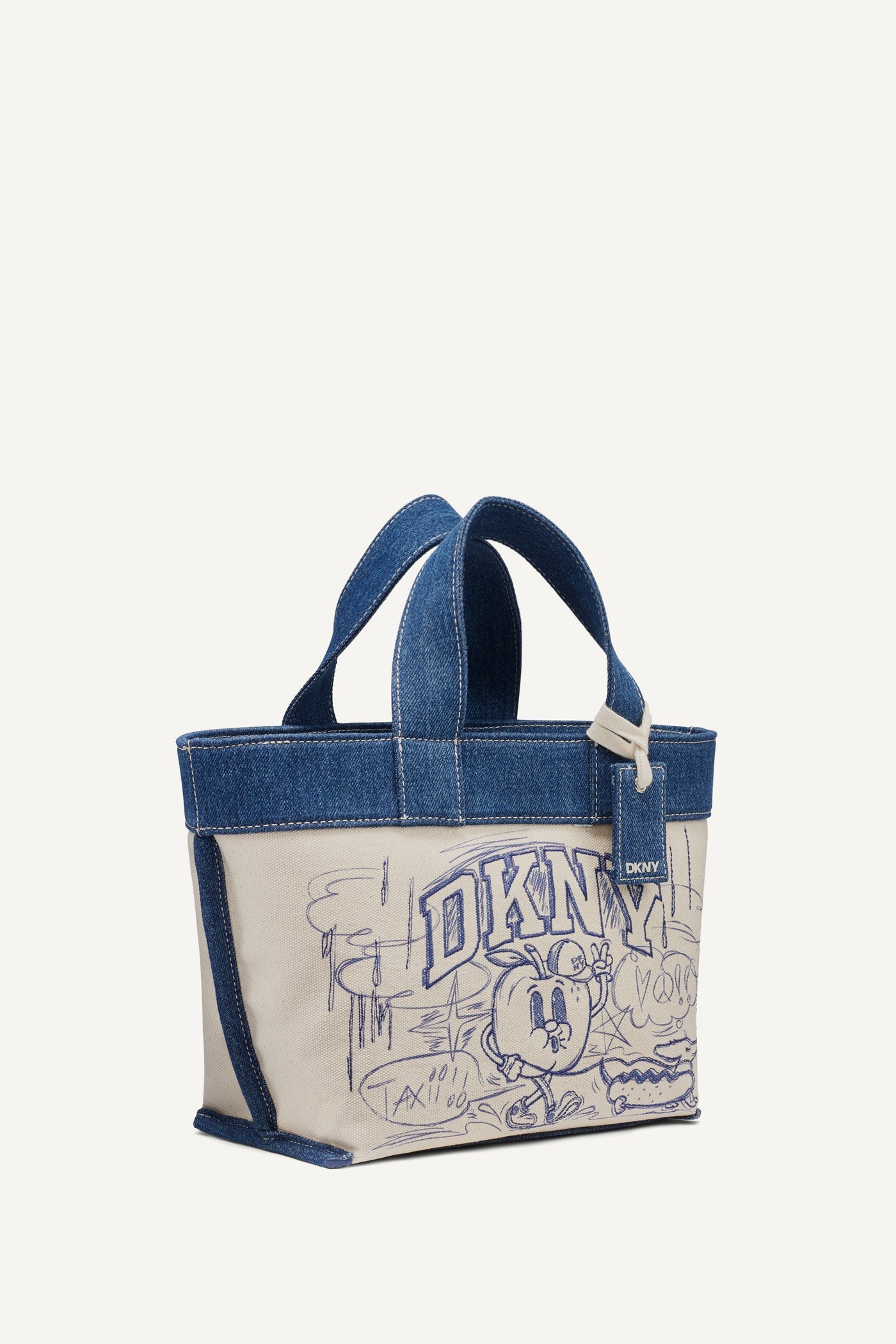 BRADY CANVAS SMALL GRAFFITI LOGO CROSSBODY BAG