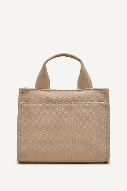 HADLEE CANVAS SMALL LOGO TOTE