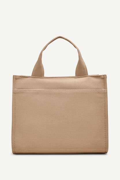HADLEE CANVAS MEDIUM LOGO TOTE
