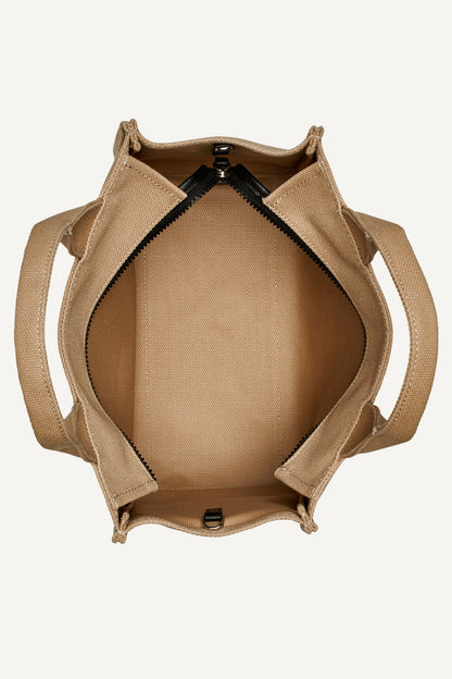 HADLEE CANVAS MEDIUM LOGO TOTE