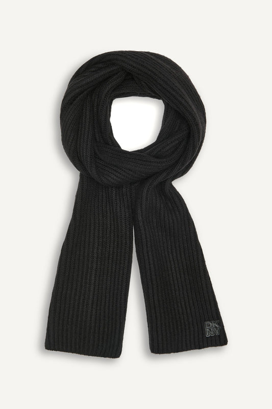 SHAKER STITCH RIB SCARF