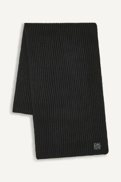 SHAKER STITCH RIB SCARF