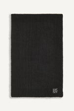 SHAKER STITCH RIB SCARF