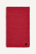 SHAKER STITCH RIB SCARF