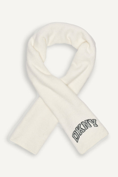 VARSITY KNIT LOGO SCARF