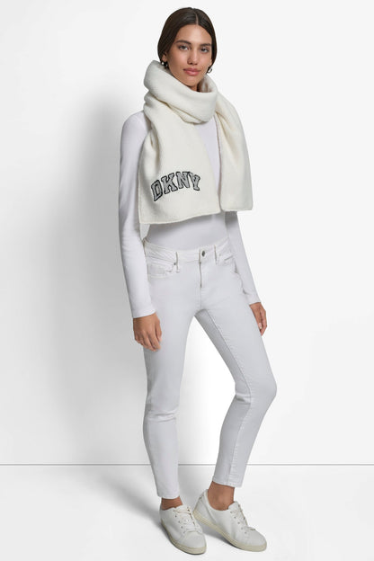VARSITY KNIT LOGO SCARF