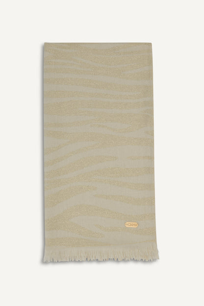 METALLIC ZEBRA WRAP