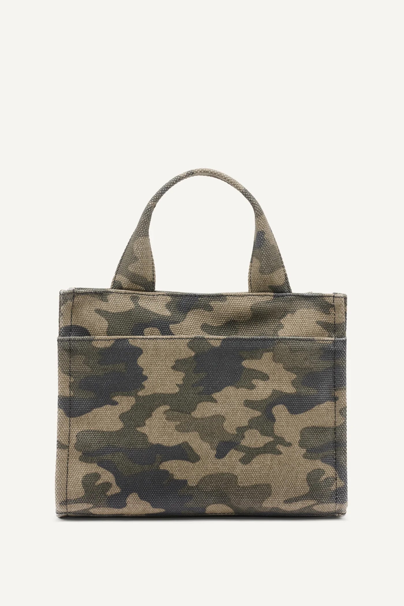 HADLEE SMALL LOGO-EMBROIDERED CAMO TOTE