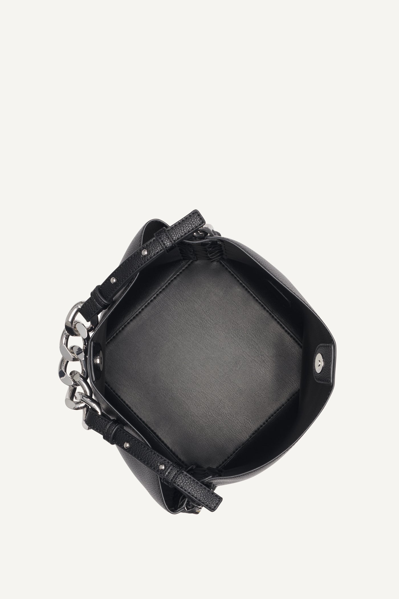 RIONA CHAIN-TRIMMED BUCKET BAG