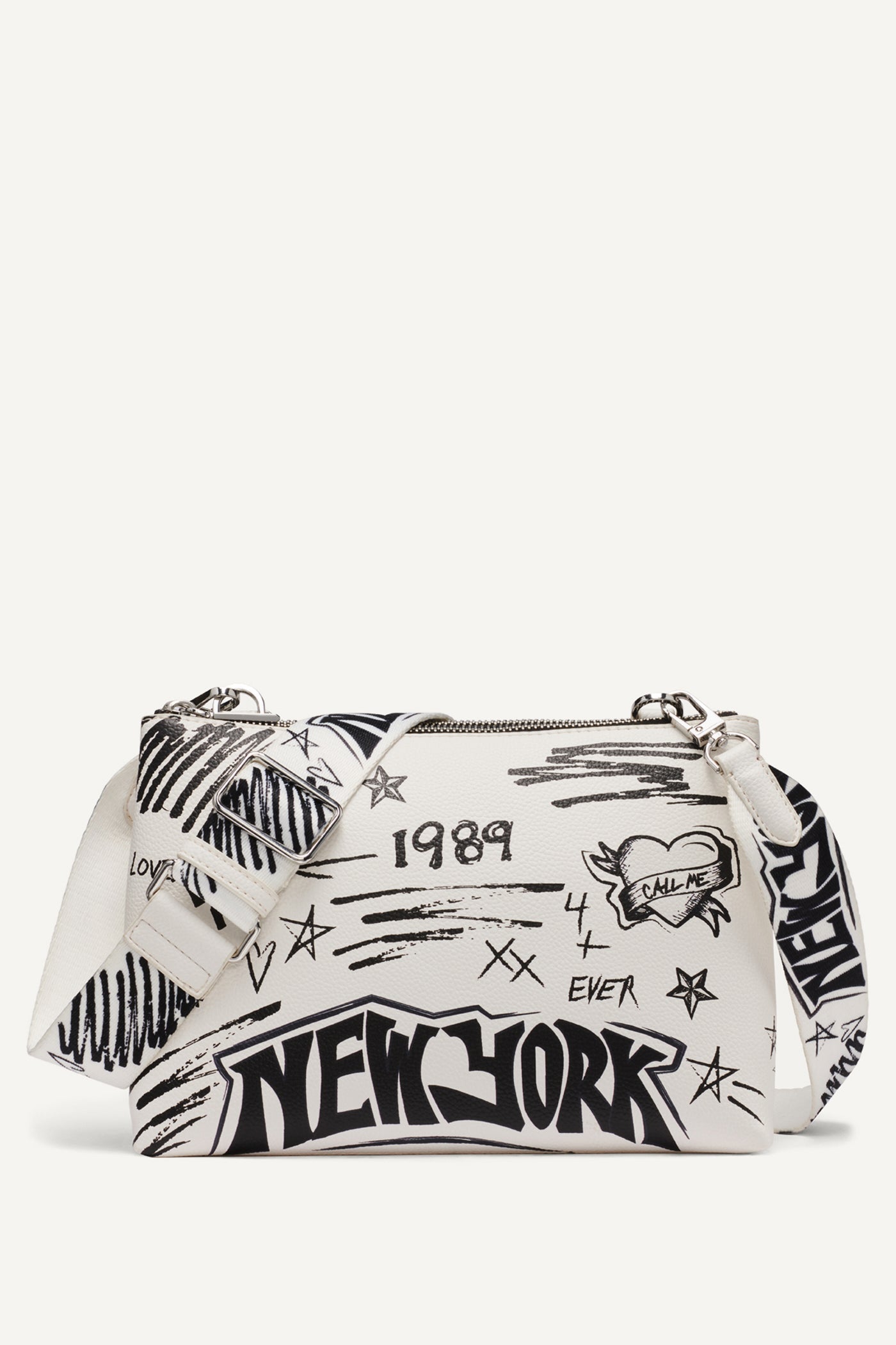 TINSLEY GRAFFITI LOGO CROSSBODY