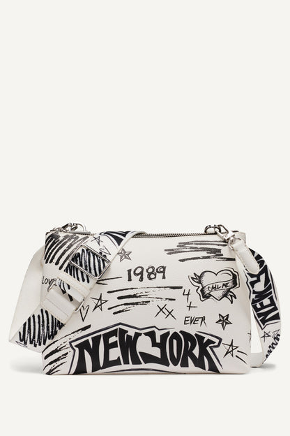 TINSLEY GRAFFITI LOGO CROSSBODY