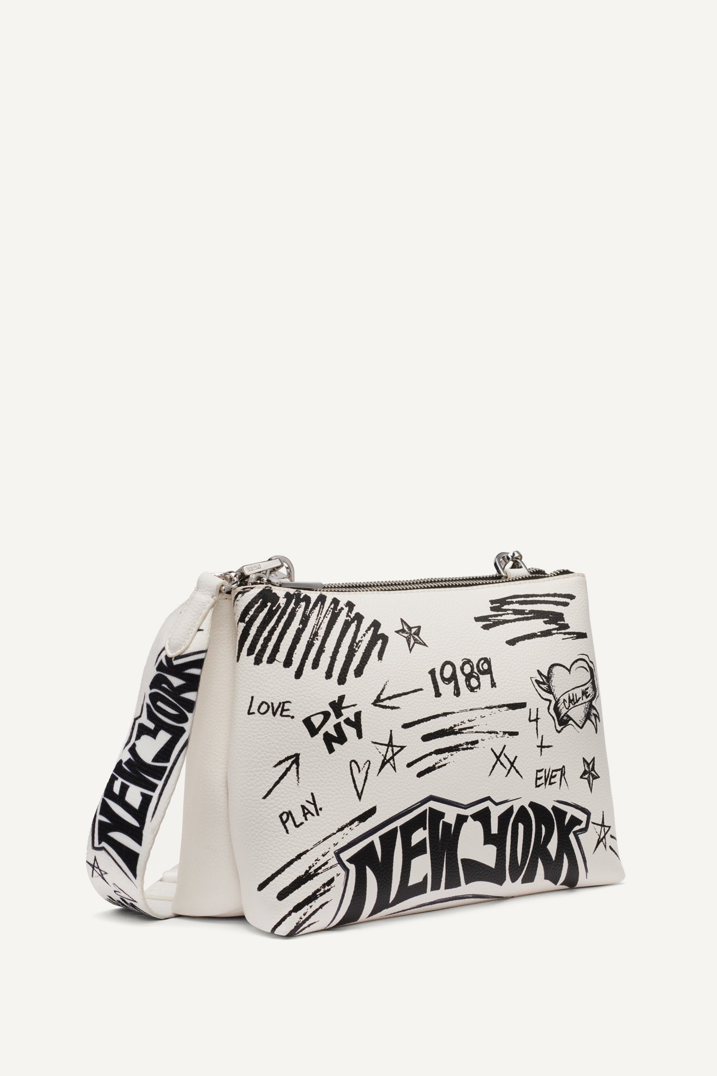 TINSLEY GRAFFITI LOGO CROSSBODY