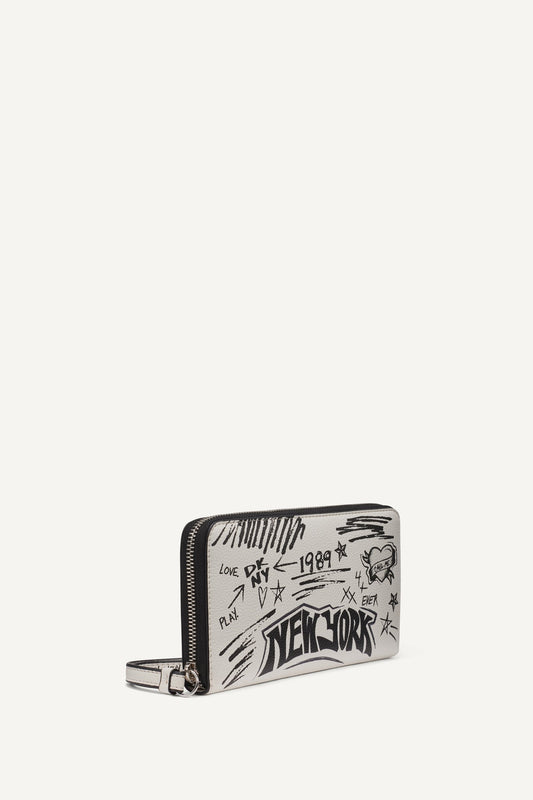 BRYAR LARGE ZIP AROUND WALLET WITH WRISTLET