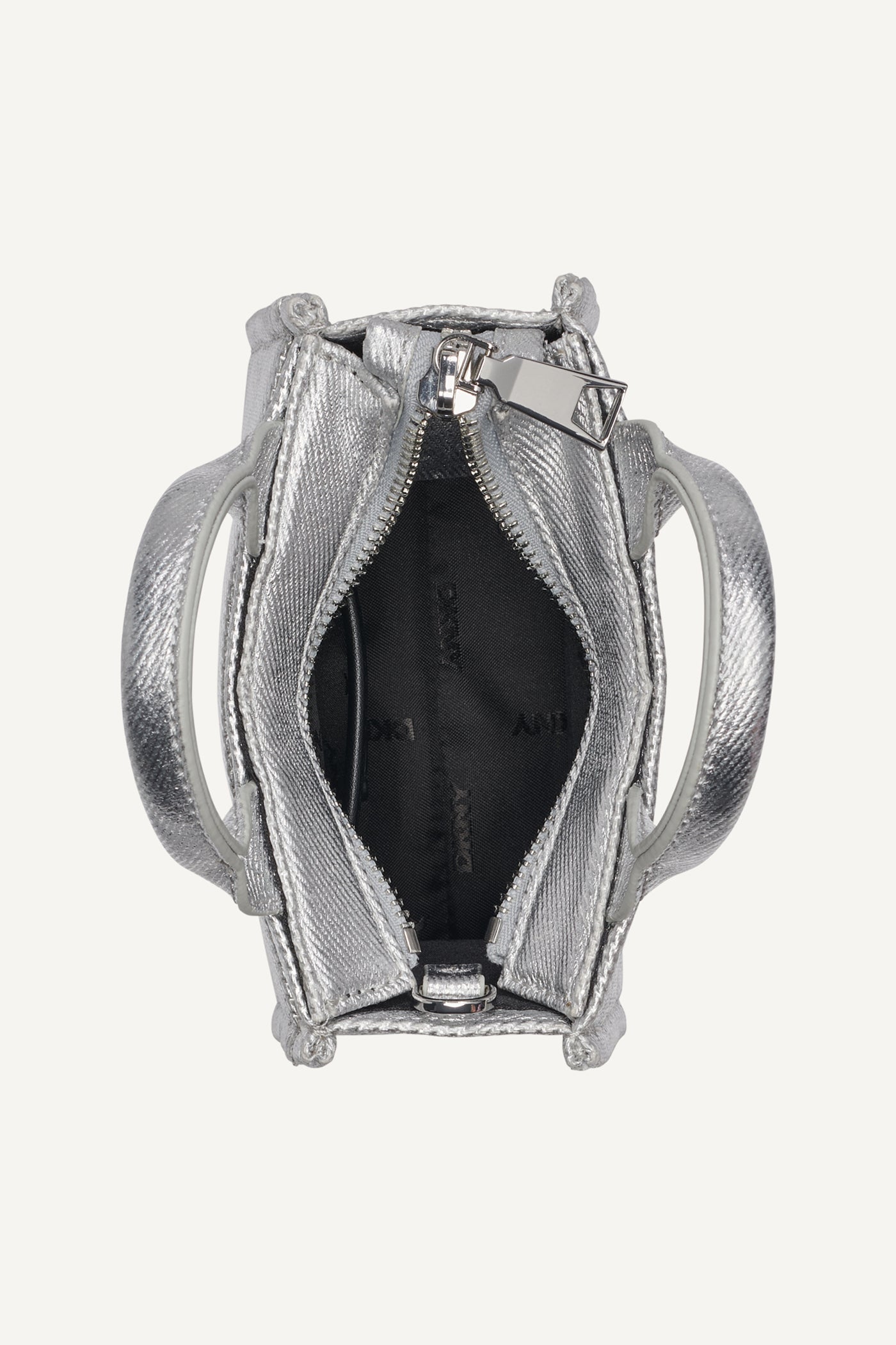 HADLEE METALLIC LOGO-EMBOSSED MINI CROSSBODY