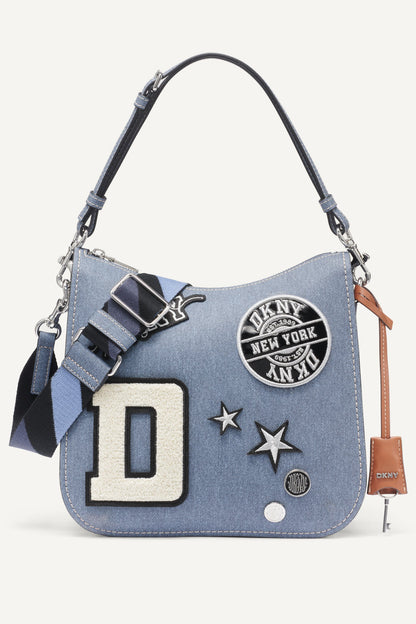 NESSA DENIM CROSSBODY BAG
