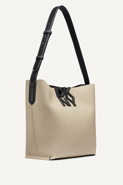 NICOLE LOGO BUCKET BAG