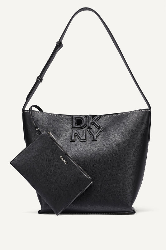 NICOLE LOGO BUCKET BAG