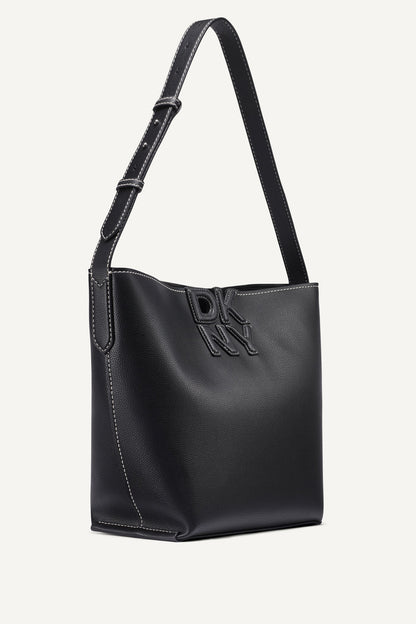 NICOLE LOGO BUCKET BAG