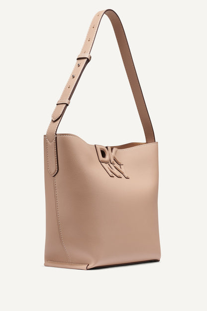 NICOLE LOGO BUCKET BAG