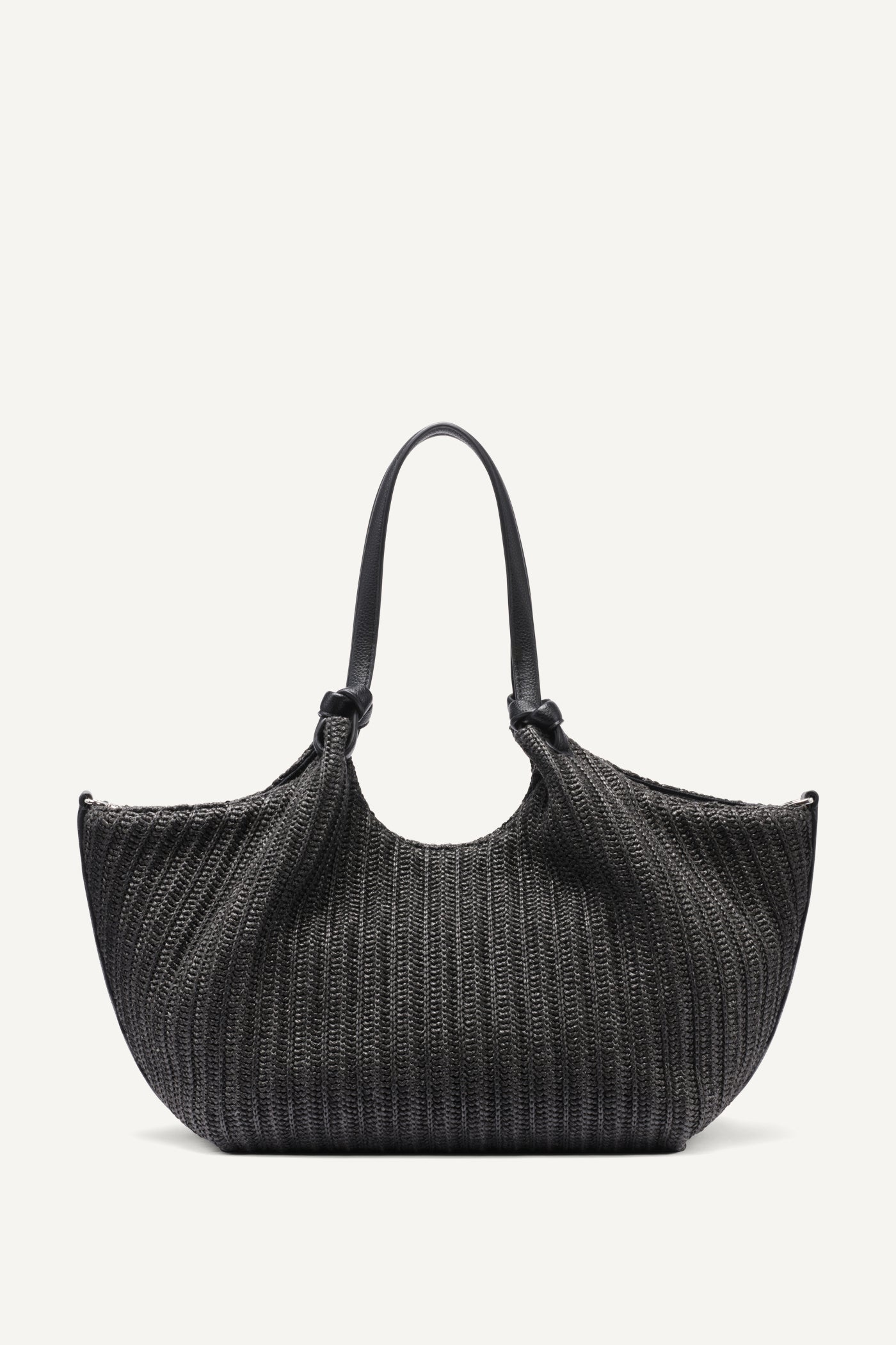 PAULA CROCHET RAFFIA MEDIUM COMMUTER TOTE