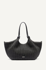 PAULA CROCHET RAFFIA MEDIUM COMMUTER TOTE
