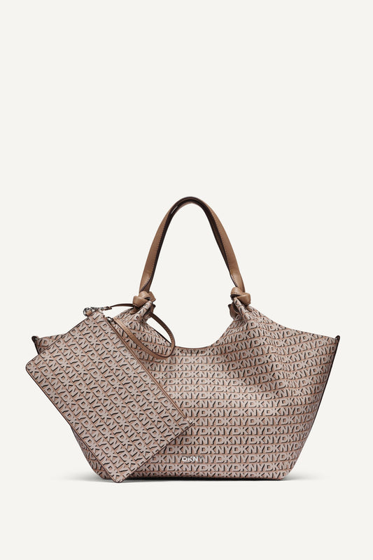 PAULA NEW YORK LOGO MEDIUM COMMUTER TOTE